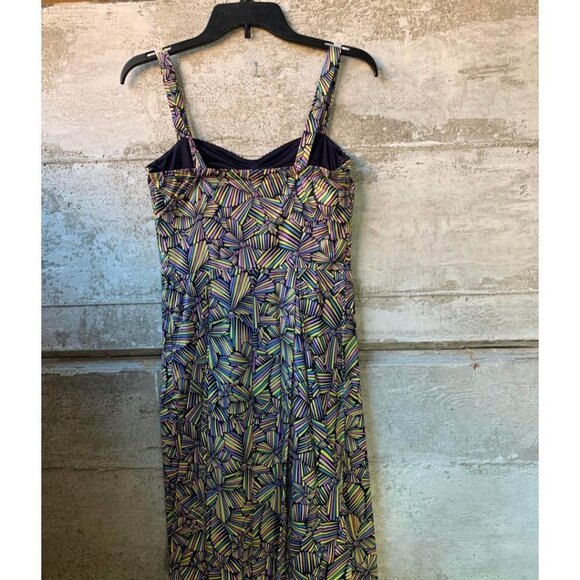 Eva Franco Anthropologie Summer Multicolored Spaghetti Straps Mini Dress - Picture 2 of 2